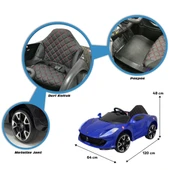 Akar Favori Uzaktan Kumandalı 4X2 12 VOLT Lacivert Akülü Araba - 6