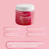 DR.RAİN EL AYAK VUCUT PEELİNG ÇİLEK ÖZLÜ TUZ PEELİNG NEMLENDİRİCİ ARINDIRICI 300 ML - 1