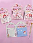 Apple Elma Tavşan Ayraçlı A6 Not Defteri (10x15 cm) - Tatlı Tavşanlar - 4