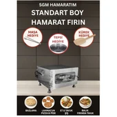 SGM Hamaratım & Elis Concept Hamarat Pratik Mini Fırın 2000w Bazlama Ekmek Lahmacun Pide Pizza Et - 1
