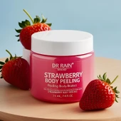 DR.RAİN EL AYAK VUCUT PEELİNG ÇİLEK ÖZLÜ TUZ PEELİNG NEMLENDİRİCİ ARINDIRICI 300 ML - 4