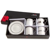 Jumbo Luces Platin 4 Kişilik Kahve Fincan Takımı 90 ml - 3