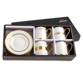 Jumbo Luces Gold 4 Kişilik Kahve Fincan Takımı 90 ml - 3