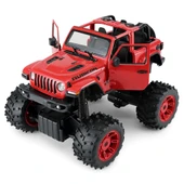 Rastar 1:14 Rc Uzaktan Kumandalı Jeep Wrangler Rubicon Big Wheel Off-Roader 2.4 Ghz Kırmızı - 1