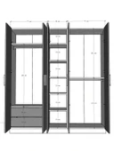 5 Kapaklı Gardırop 200cm - 8