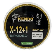 Kendo X-12+1 Braided 300m Apple Green Örgü İp - 2
