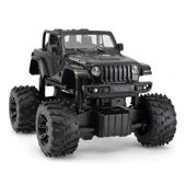 Rastar 1:14 Rc Uzaktan Kumandalı Jeep Wrangler Rubicon Big Wheel Off-Roader 2.4 Ghz Siyah - 3
