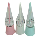 Plastik Muhafazalı İpek Tuvalet Klozet Fırça Takımı Karışık Renk ZP-121 - 1
