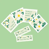 Mother's Day -Anneler Günü Tebrik Kartı büyük 4 Lü + 2 li küçük Kart seti -ANNE-04 thumbnail 1