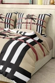 Marka Nevresim Takımı Çift Kişilik Pamuklu Saten Kumaş 6 Parça 3D Dijital Baskı Duvet Cover Set Model No:12 - 3