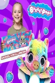 Bubble Pops Raspberry Burst Unicorn: Kokusuyla Büyüleyen Şişme Peluş Unicorn! - 2