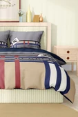 Marka Nevresim Takımı Çift Kişilik Pamuklu Saten Kumaş 6 Parça 3D Dijital Baskı Duvet Cover Set Model No:10 - 5