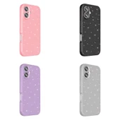 Apple iPhone 16 Uyumlu Kılıf Kamera Korumalı Simli Lüks Koton Kapak thumbnail 10