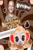Bubble Pops Chunky Cocoa Monkey: Kokusuyla Büyüleyen Şişme Peluş Maymun! - 2