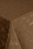 Louis Vuitton Masa Örtüsü 160*220 Cm "BRODE GÜPÜRLÜ" KDK İplik Özel Jakar Dokuma Dertsiz Leke Tutmaz Özel Kutulu - 5