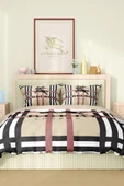 Marka Nevresim Takımı Çift Kişilik Pamuklu Saten Kumaş 6 Parça 3D Dijital Baskı Duvet Cover Set Model No:12 - 2