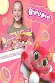 Bubble Pops Grapefruit Glimmer Cat: Kokusuyla Büyüleyen Şişme Peluş Kedi! - 2