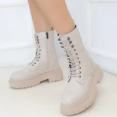 Caxa Bej Cilt Bağcıklı Bot thumbnail 4