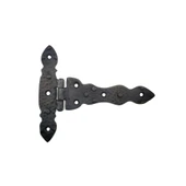 Antika Tarz Dekoratif Pirinç Kuyruklu Düğmeli Menteşe No2 - 138x167 Mm, Oksit - 1