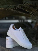 KB-BX1  Kuback Beyaz Cilt Yüksek Beyaz Taban Günlük Erkek Ayakkabı thumbnail 1