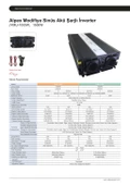 1000 Watt 12 Volt Ups (Şebeke Şarjlı) Modifiye Sinüs İnverter - 4