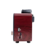 NS-8891 Orta Boy Retro, Nostaljik, Ahşap Tasarım Bluetooth Hoparlörlü, Şarjlı, Taşınabilir Fm/am Destekli Radyo thumbnail 2