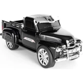 Şarjlı Nostaljik Çalar Kamyon Bluetooth Fm Radyo Tf Mp3 Siyah thumbnail 3