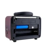 NS-8891 Orta Boy Retro, Nostaljik, Ahşap Tasarım Bluetooth Hoparlörlü, Şarjlı, Taşınabilir Fm/am Destekli Radyo thumbnail 3