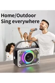 Vtn-82 Taşınabilir Kablosuz Işıklı Bluetooth Hoparlör Ses Değiştirme Özellikli - 5
