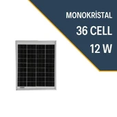12W MONOKRISTAL GÜNEŞ PANELİ - 1