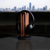 Şık ve Minimalist Kulaklık Standı/Kulaklık Tutucu (Bakır-Siyah) - 4