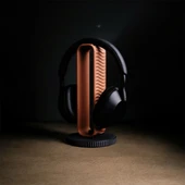 Şık ve Minimalist Kulaklık Standı/Kulaklık Tutucu (Bakır-Siyah) - 3