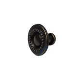 Dekoratif Zamak Düğme - 23x23mm, Eskitme, 1 Adet - 1