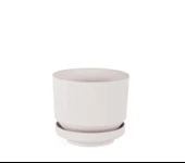 Omnipazar SO-S284 Dekoratif Tabaklı Lüks Çizgi Desenli Saksı 9 Litre thumbnail 4