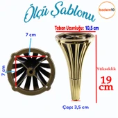 (4 ADET) İstanbul 19 cm Gold Altın Mobilya Kanepe Koltuk Tv Ünitesi Konsol Ayağı Ayak Ayakları - 3