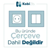 GÜNSAN VISAGE BEYAZ İKİLİ TOPRAKLI PRİZ - 2