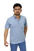 Erkek Polo Yaka Cepli Merserize Tişört 6270 BGL-ST04535 thumbnail 4