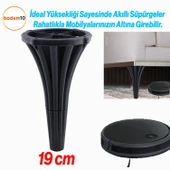 (4 ADET) İstanbul 19 cm Siyah Mobilya Kanepe Koltuk Tv Ünitesi Konsol Ayağı Ayak Ayakları thumbnail 2