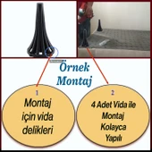 (4 ADET) İstanbul 19 cm Siyah Mobilya Kanepe Koltuk Tv Ünitesi Konsol Ayağı Ayak Ayakları thumbnail 4