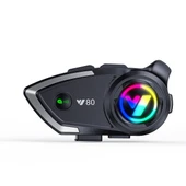 ALWAYS Y80 Kablosuz 5.3BT Motosiklet Kask Kulaklık Intercom Kaliteli Hoparlör ve Mikrofon - 1
