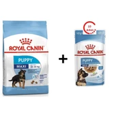 Royal Canin Maxi Puppy Köpek Maması 15 kg + 10 Adet Royal Canin Maxi Puppy Köpek Yaş Maması 140g - 1