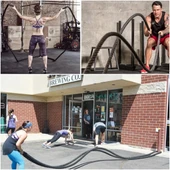 Crossfit Halatı 9 Metre - 38 mm Battle Rope Dayanıklılık Ve Güç Antrenmanı Ekipmanı - 4