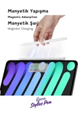iPad Air 11 inç M2 A2902 A2903 A2904 Uyumlu Kablolu ve Kablosuz Şarj Özellikli Tablet Kalemi thumbnail 3