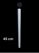 45 Cm Beyaz Ahşap Ayak Sehpa,Komidin,puf,Sandalye Ayağı -4 ADET- - 2