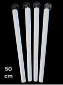 50 Cm Beyaz Ahşap Ayak Sehpa,Komidin,puf,Sandalye Ayağı - 1