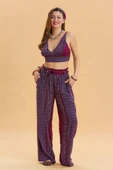 Beli Lastikli Kuşak Detaylı Yazlık Pantolon - 6