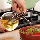 Perotti 15729 350 Ml Cam Yağlık Sirkelik Yağdanlık Şişesi Mor - 1