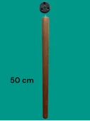 50 Cm Ceviz Ahşap Ayak Sehpa,Komidin,puf,Sandalye Ayağı - Adet- - 2