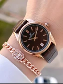 Daniel Klein Retro Vintage Seri Deri Kordon Suya Dayanıklı Kadın Kol Saati+Bileklik BDK.13770.5 - 1