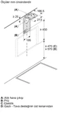 Bosch DWK66PJ60T Siyah Duvar Tipi Davlumbaz - 9